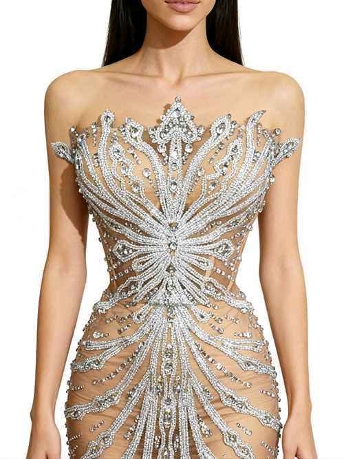 Úzké bodycon šaty s odkrytými rameny