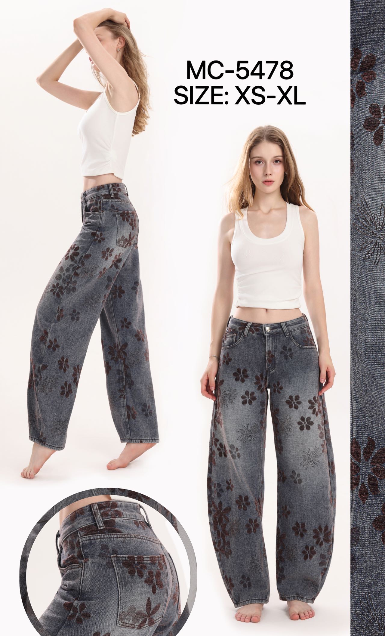 Džíny Wide Leg