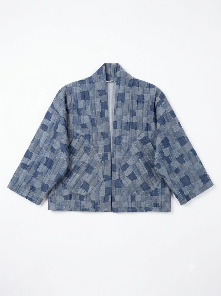 Kimono bunda s patchworkem