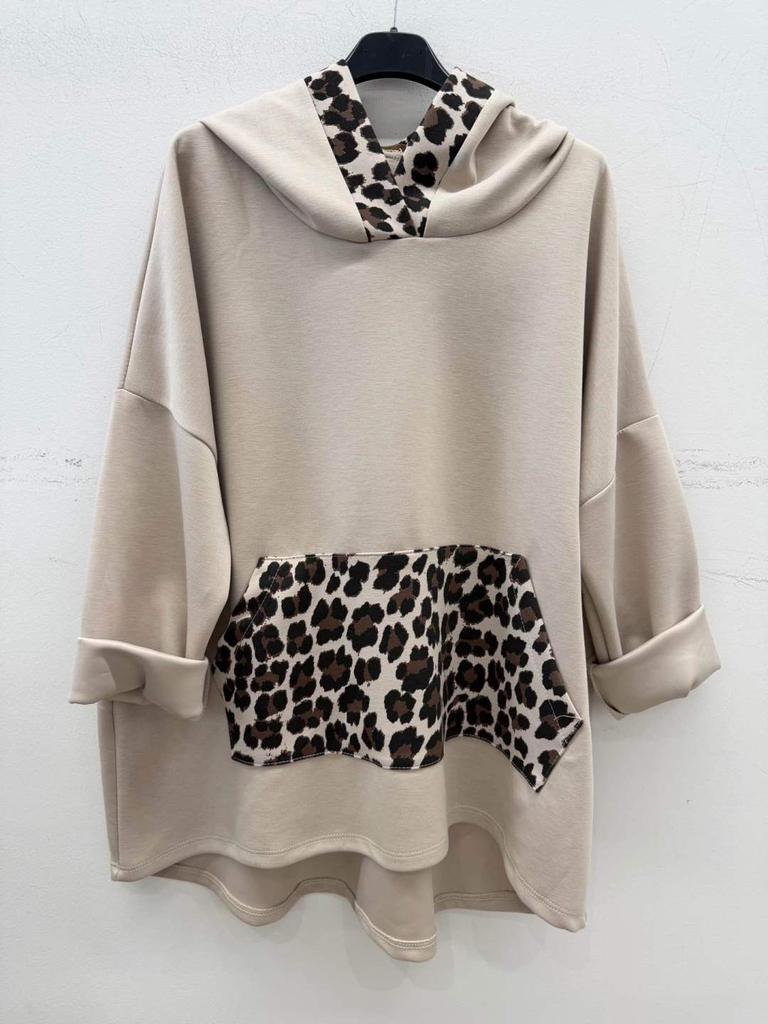 Oversize mikina s kapucí