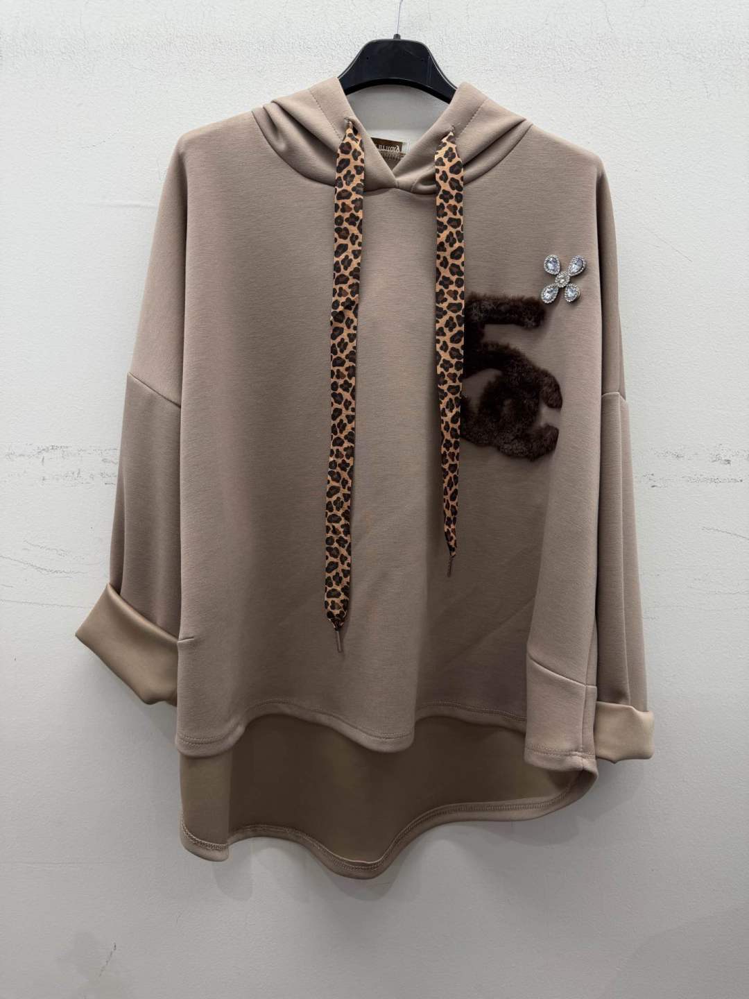 Oversize mikina s kapucí