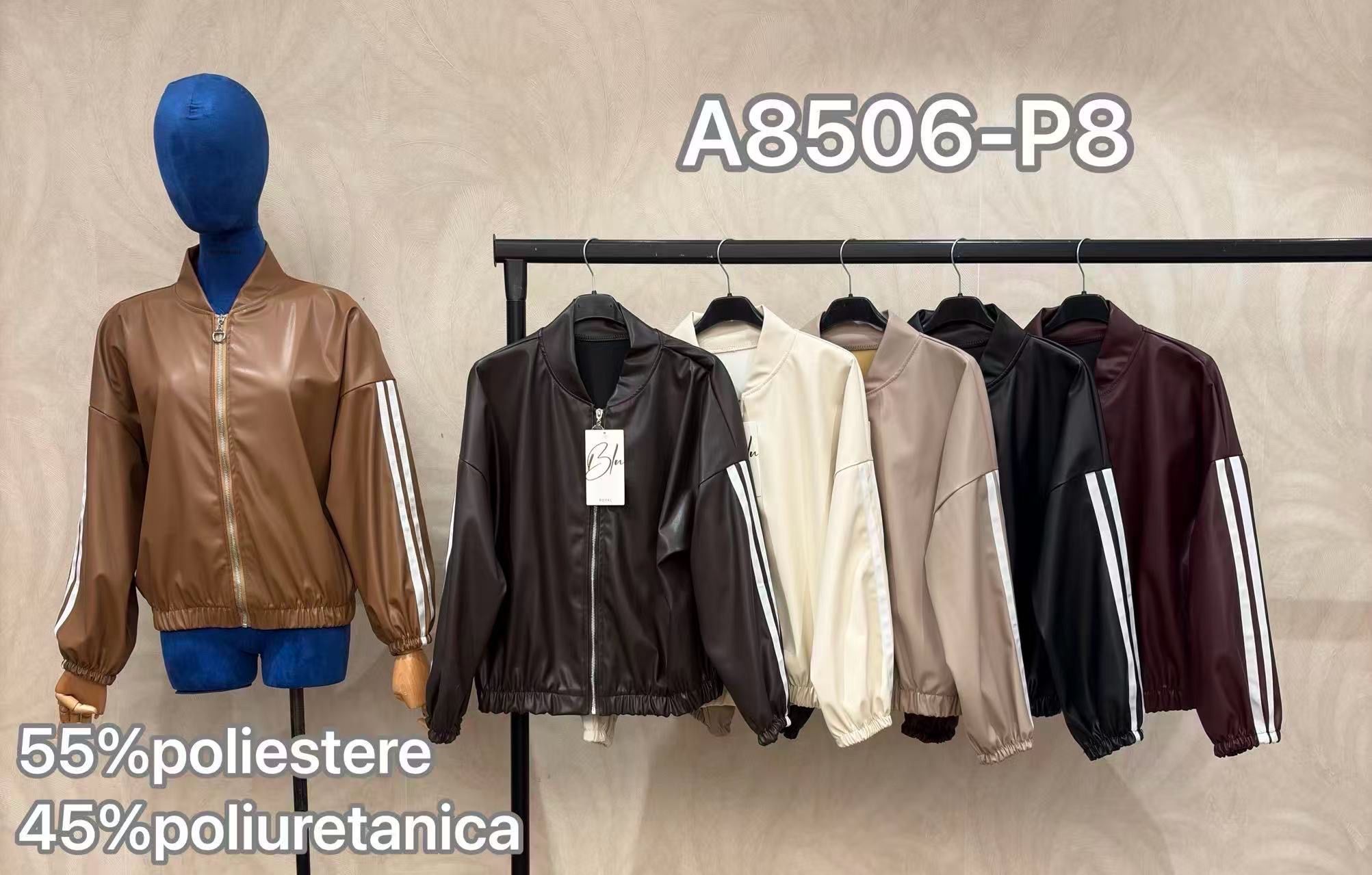 Kratší bomber bunda s límečkem