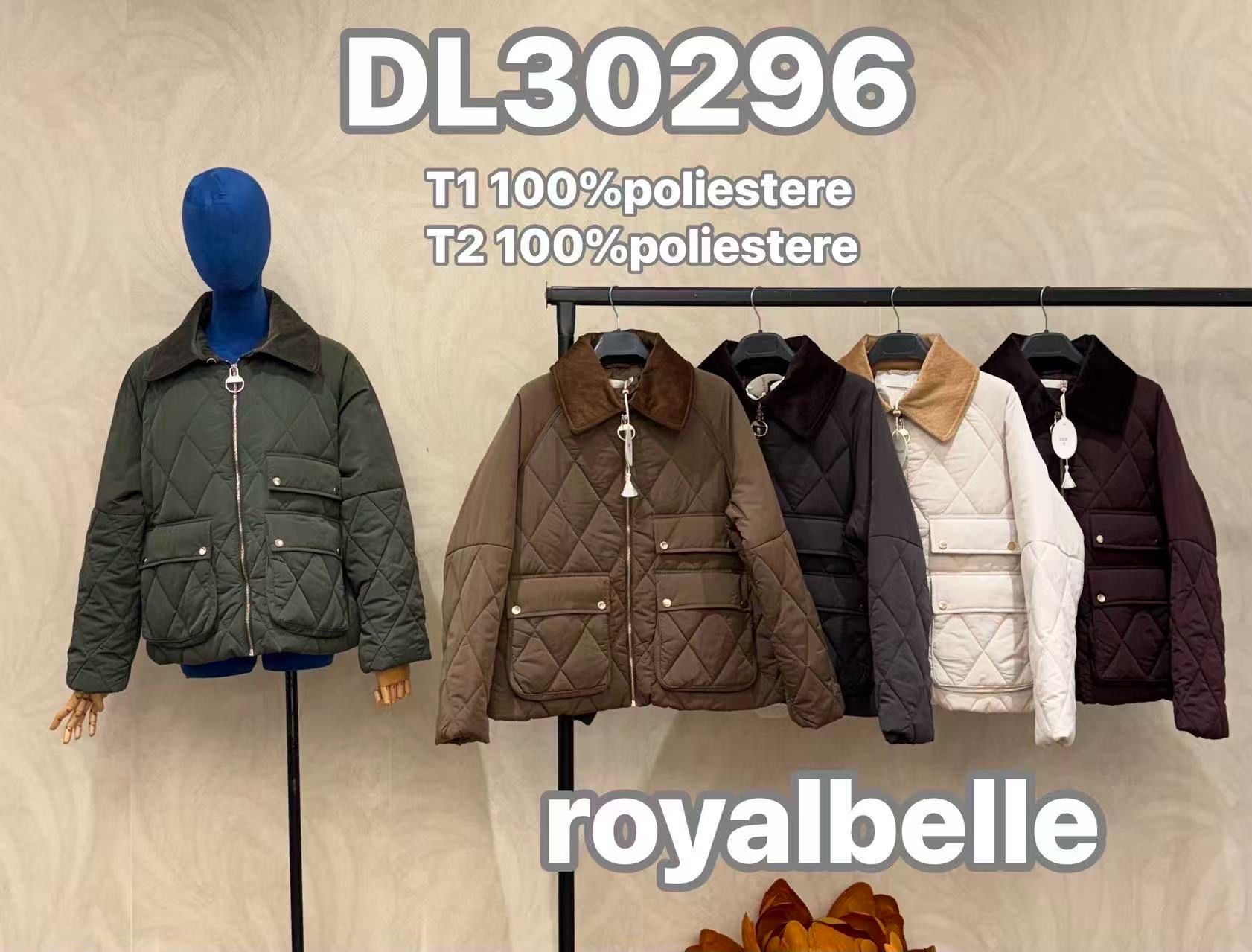 Krátká prošívaná bunda