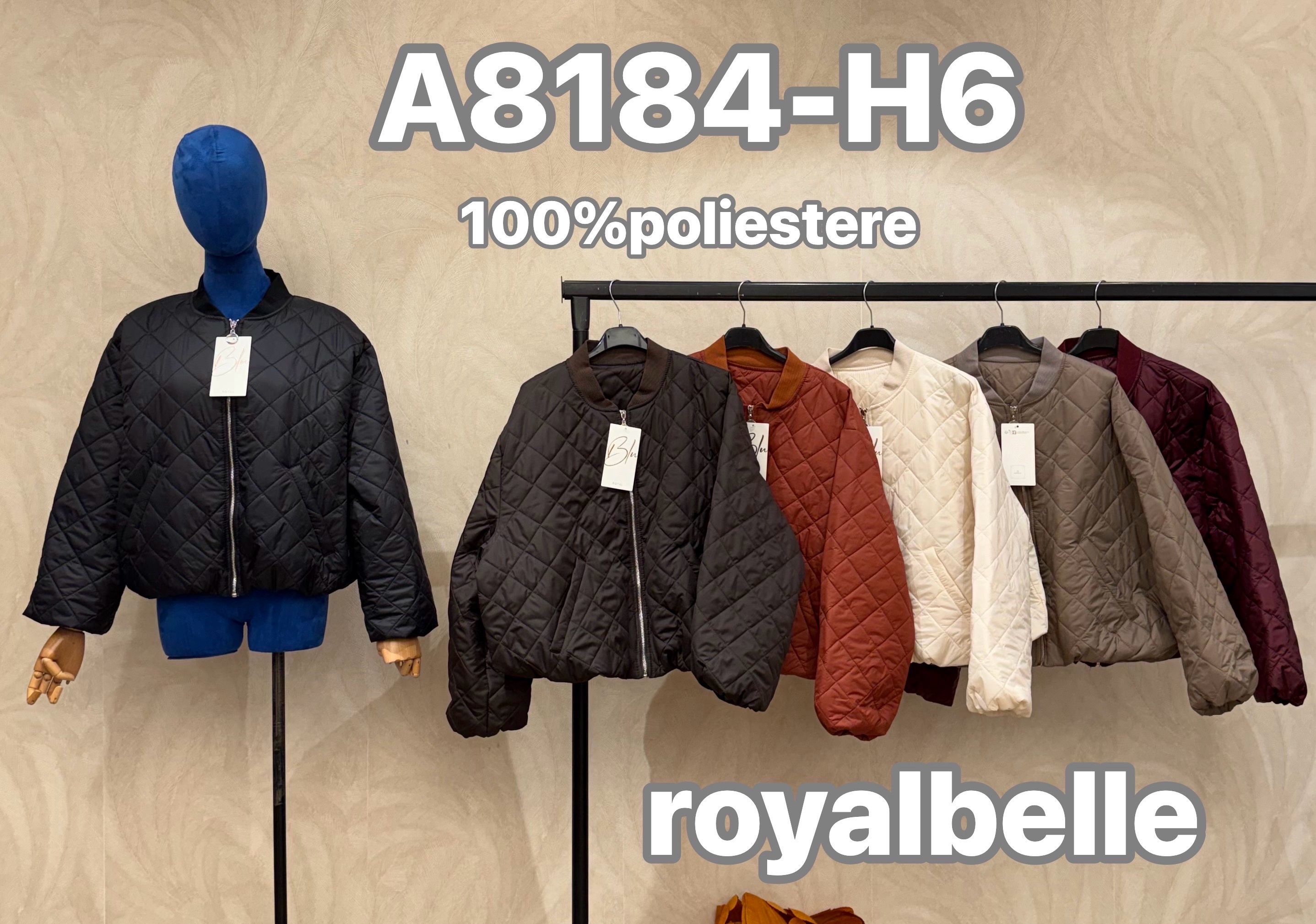 Prošívaná bomber bunda