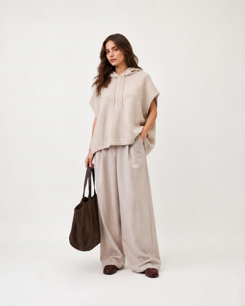 Oversize mikina s kapucí