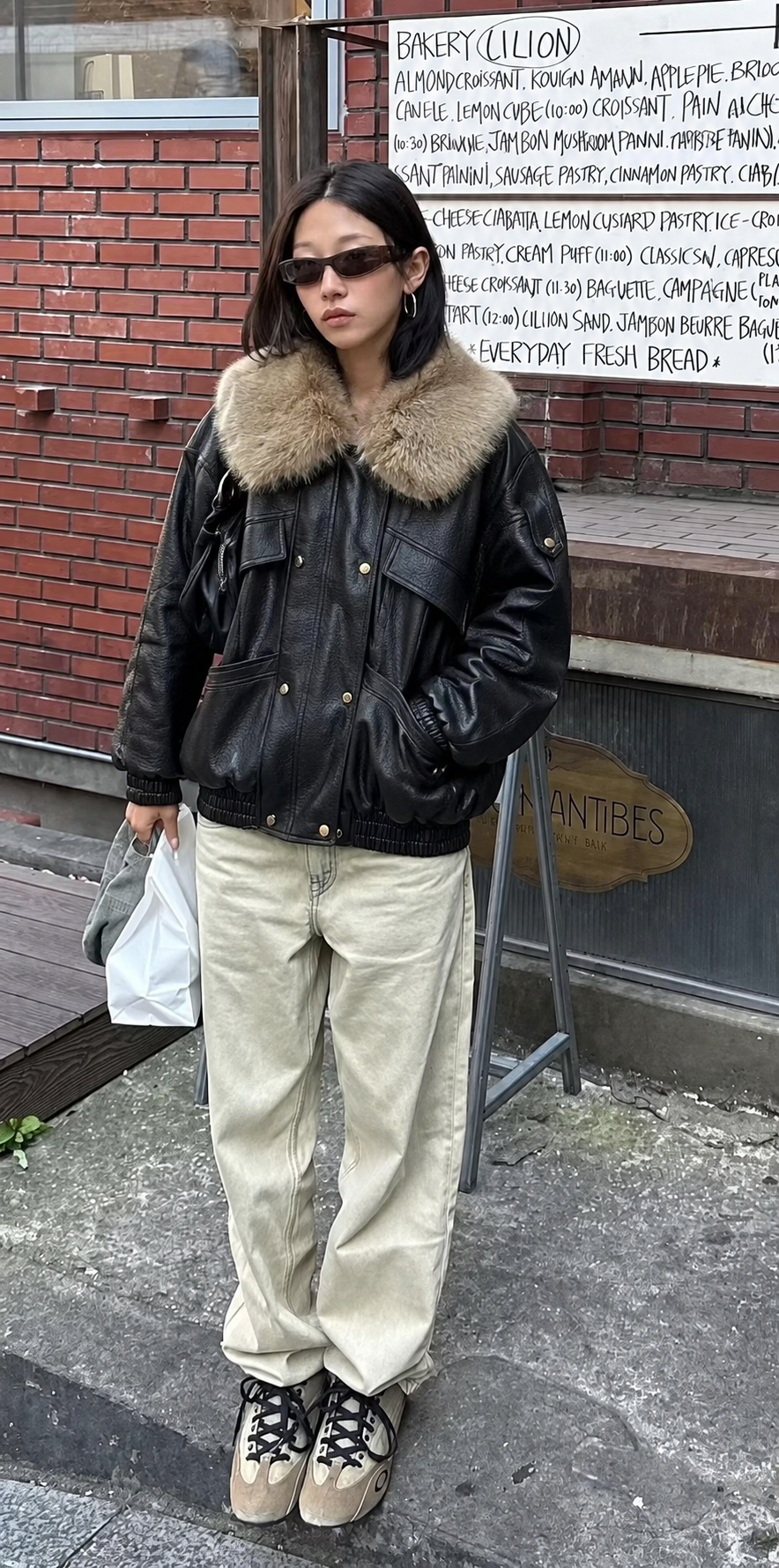 Oversize bomber bunda s límcem