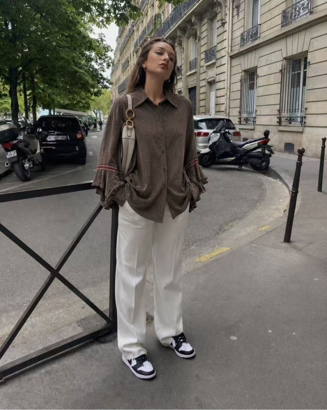 Volná oversize košile