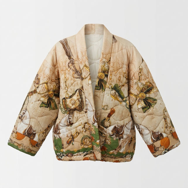 Prošívaná kimono bunda