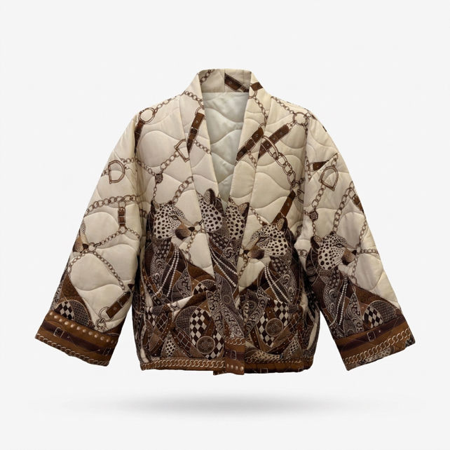 Prošívaná kimono bunda