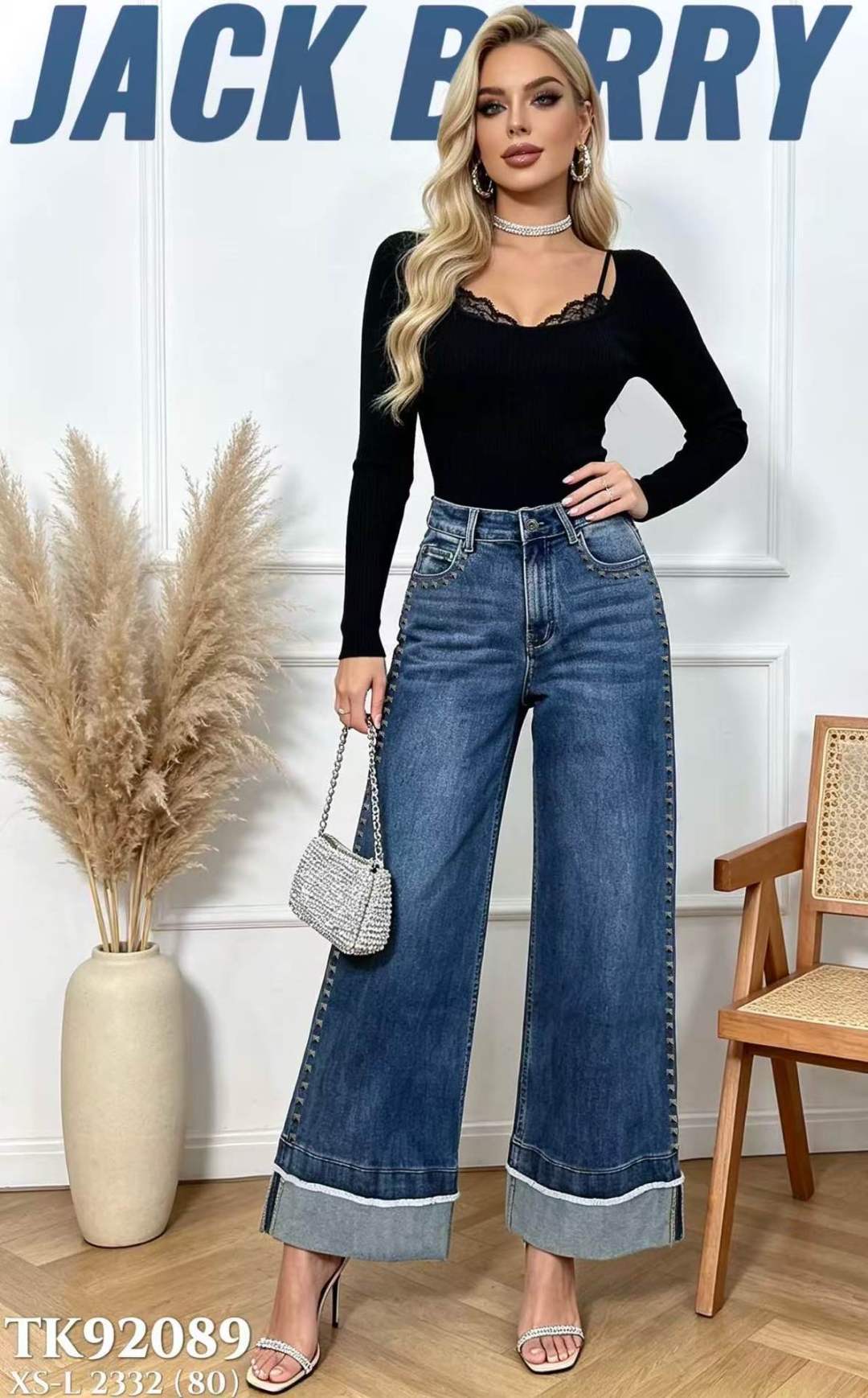 Džíny s širokými nohavicemi (wide leg)
