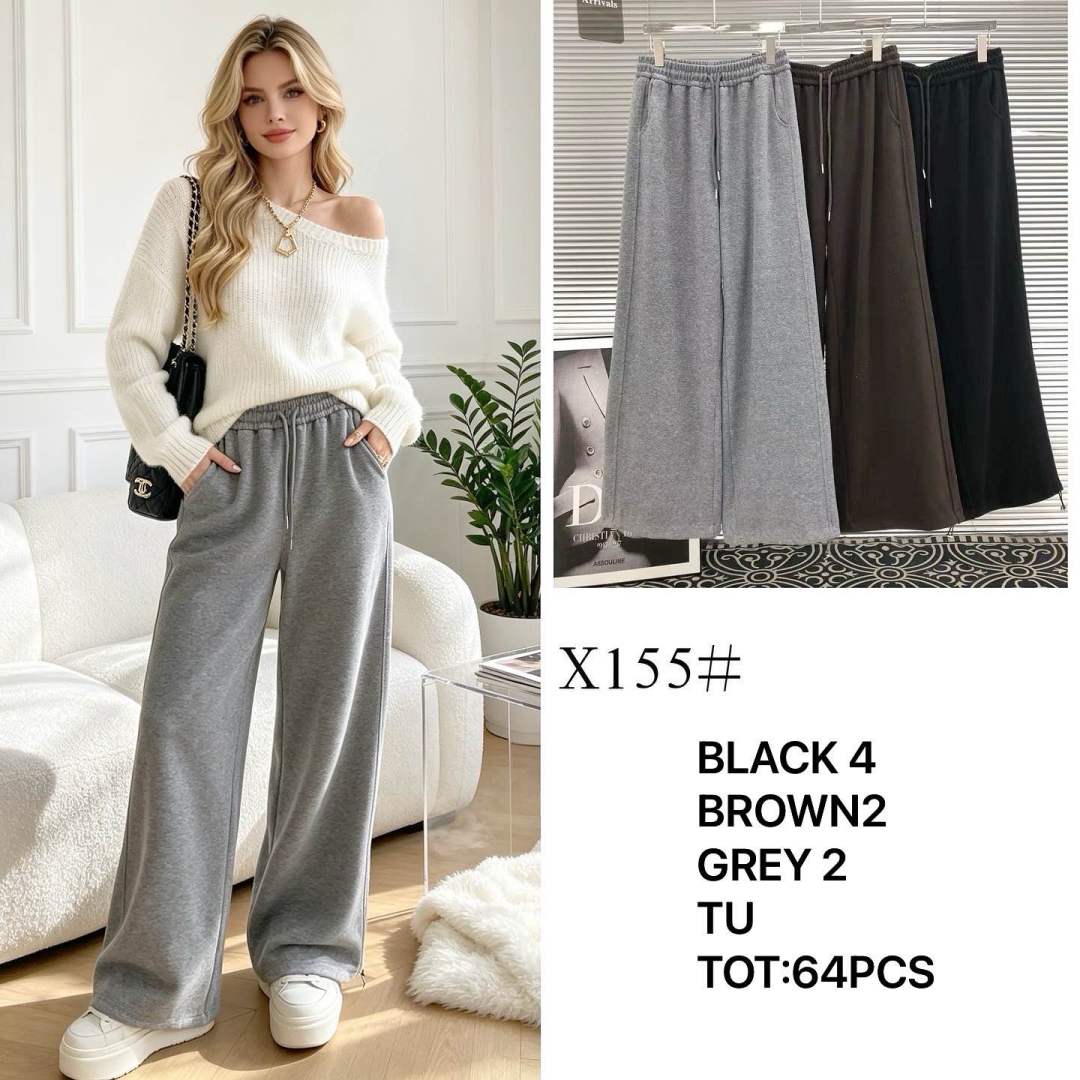 Kalhoty Wide Leg se Šňůrkou