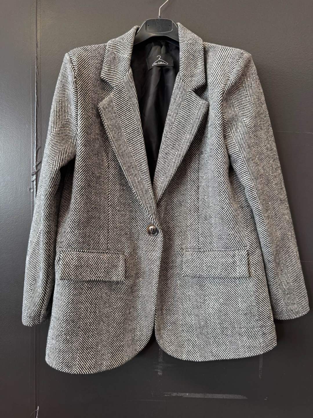 Oversize sako s klopovým límcem