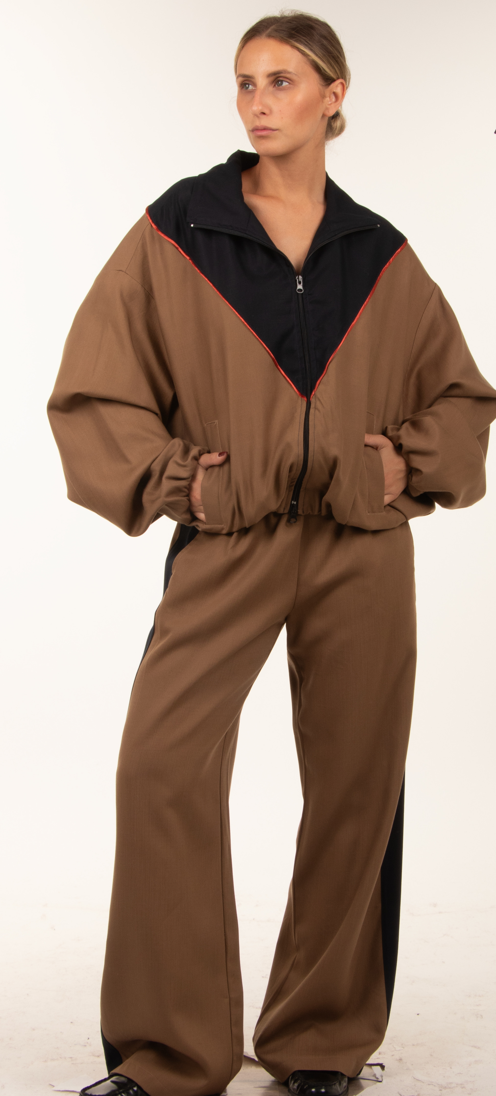 Oversize bunda do boků