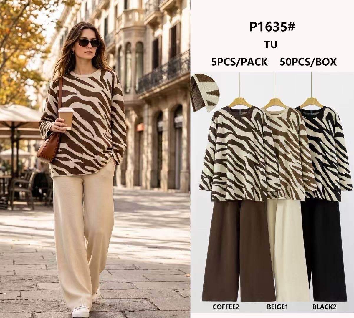 Volný svetr Zebra