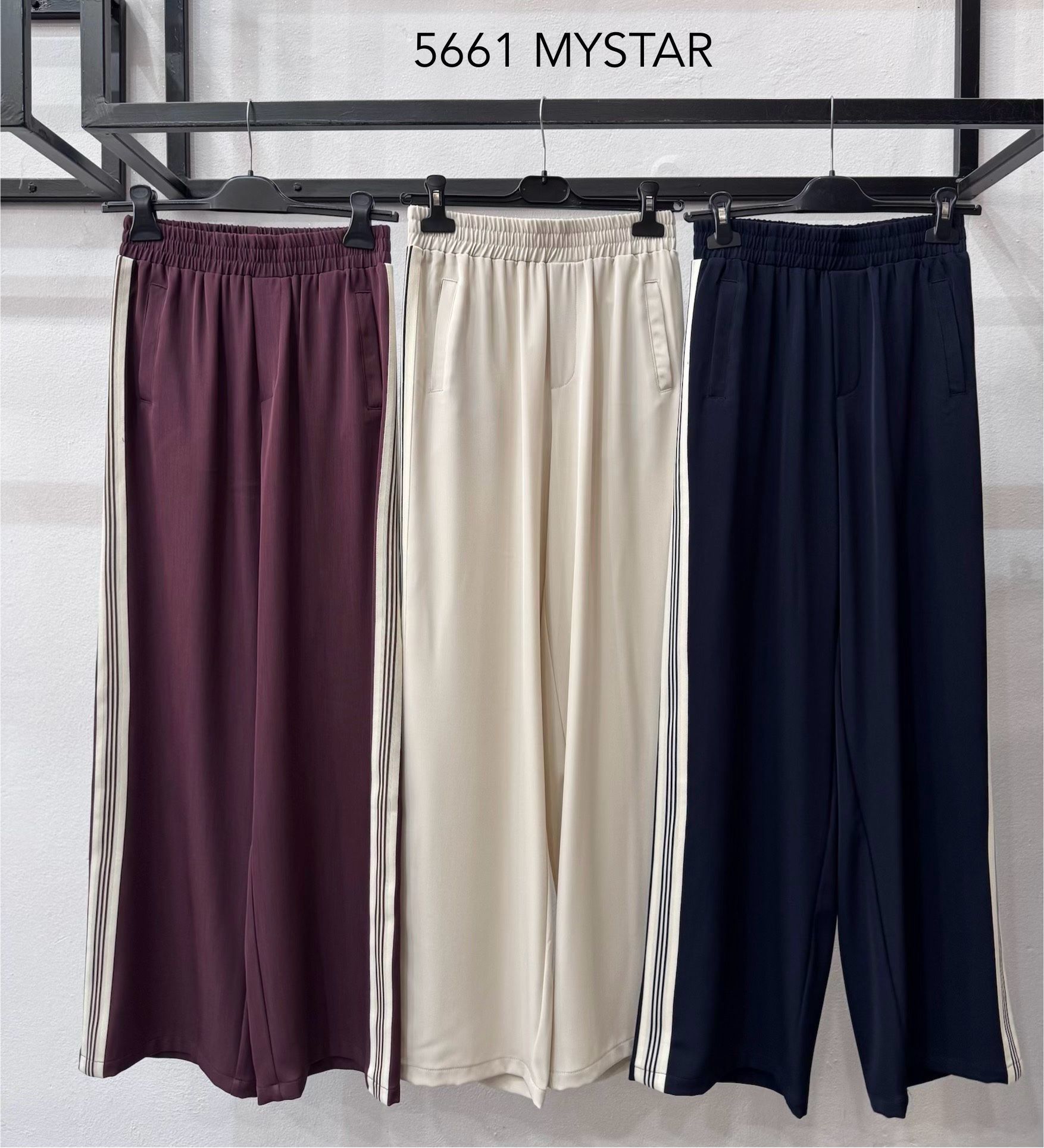 Volné kalhoty wide leg