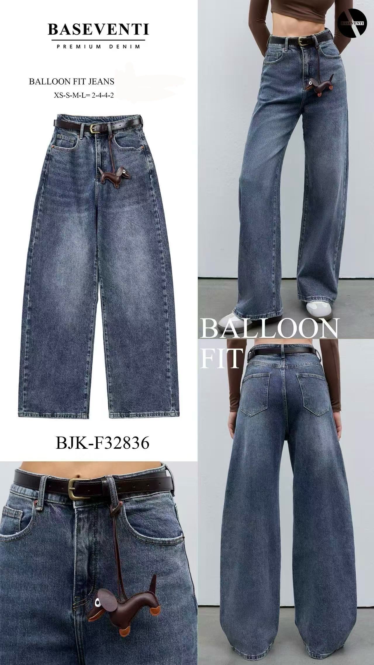 Džíny Balloon Fit
