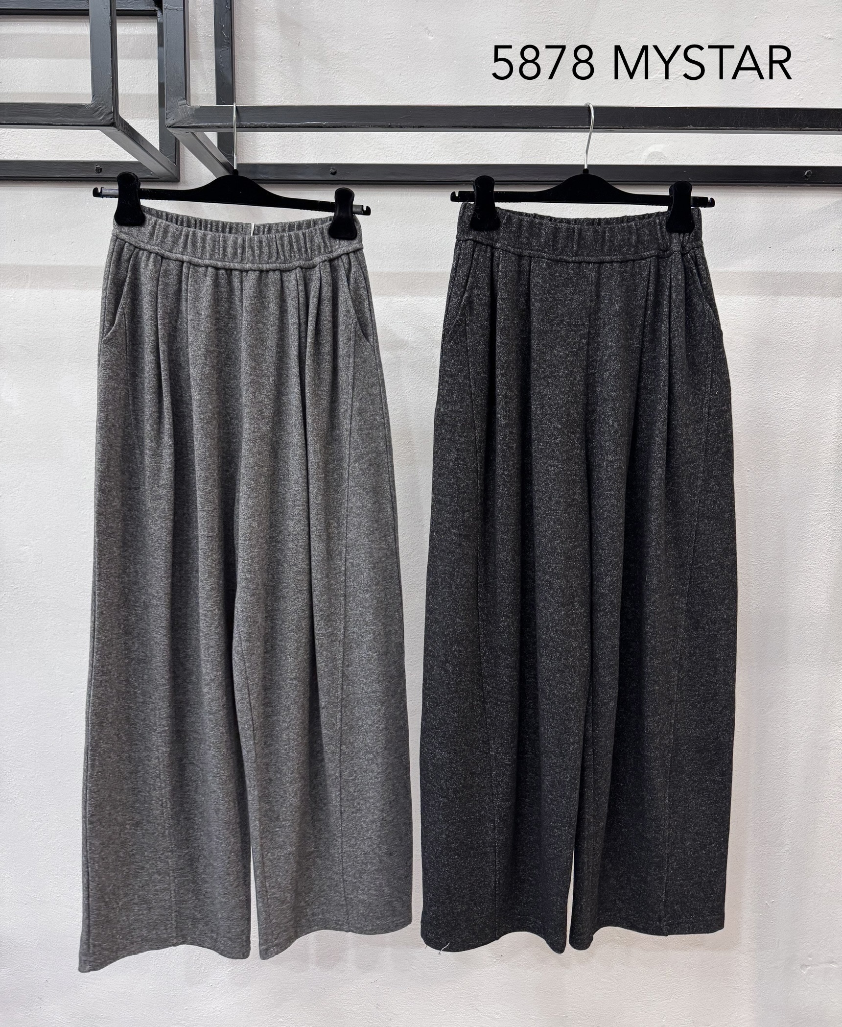 Kalhoty Wide Leg s Plisováním