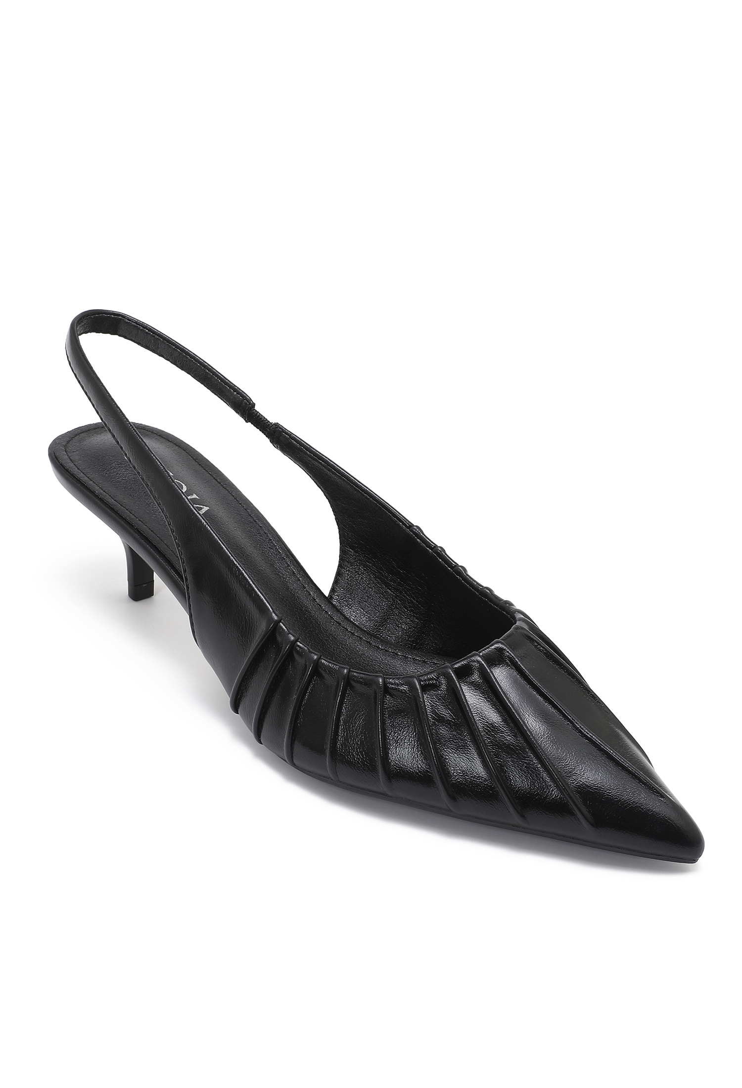 Slingback lodičky se záhybem