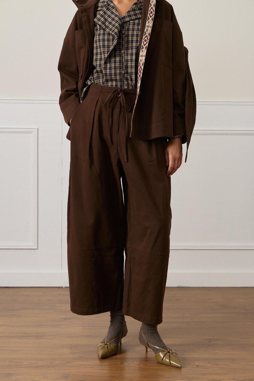 Kalhoty Wide Leg s Plisy