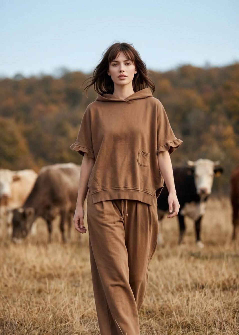 Oversize mikina s volánem