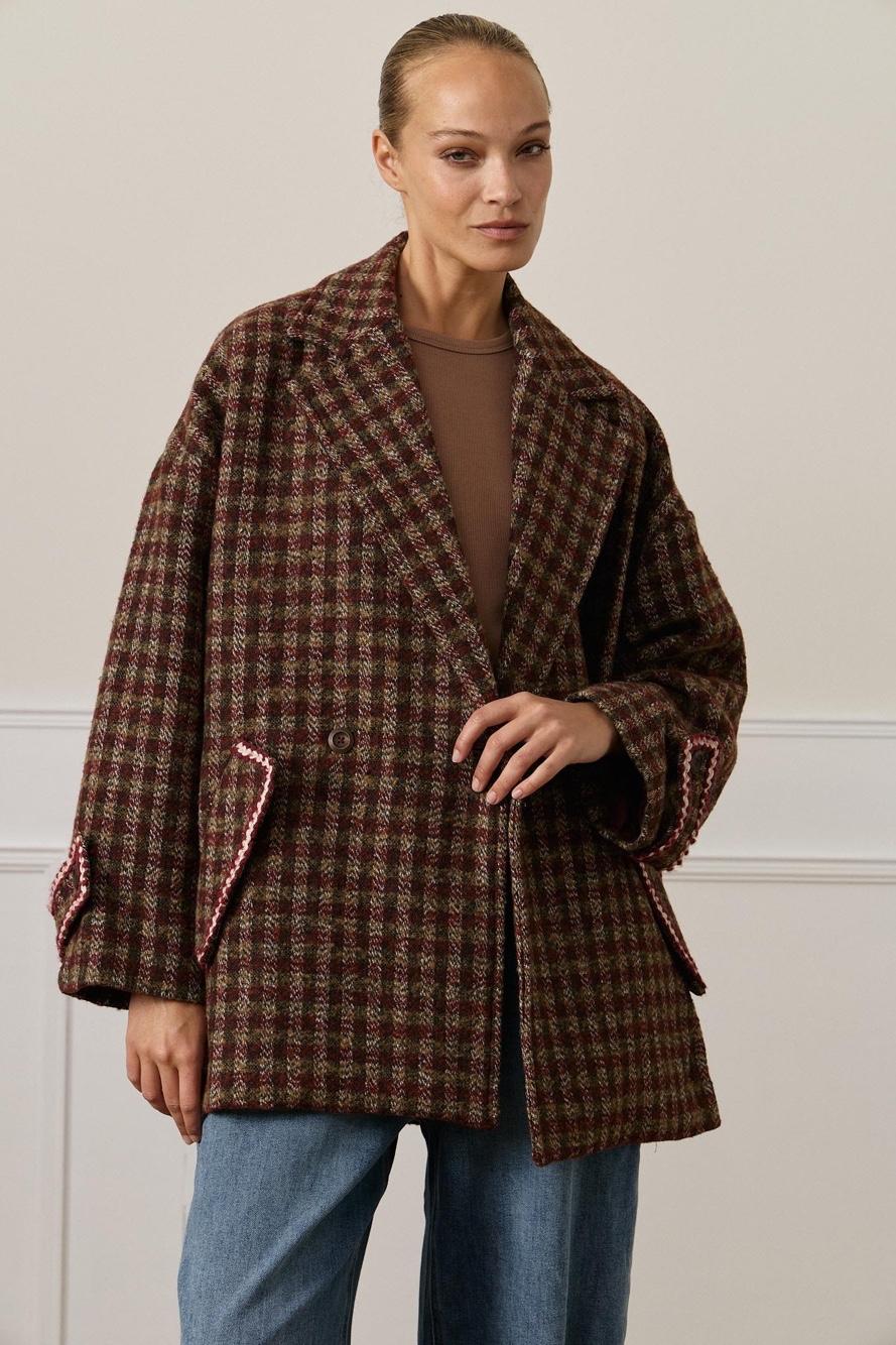 Oversize bunda s klopami