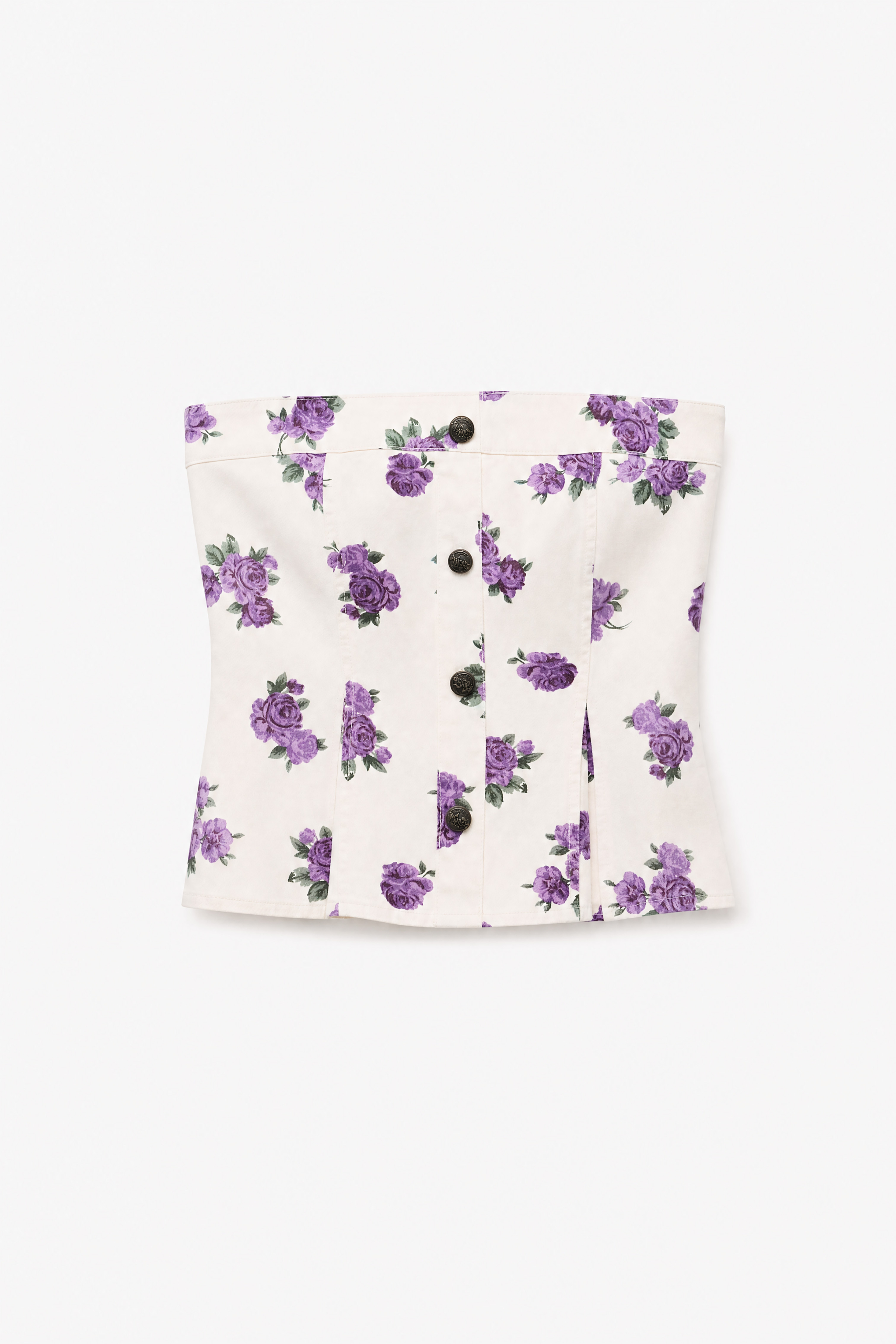 Bandeau top s plisováním
