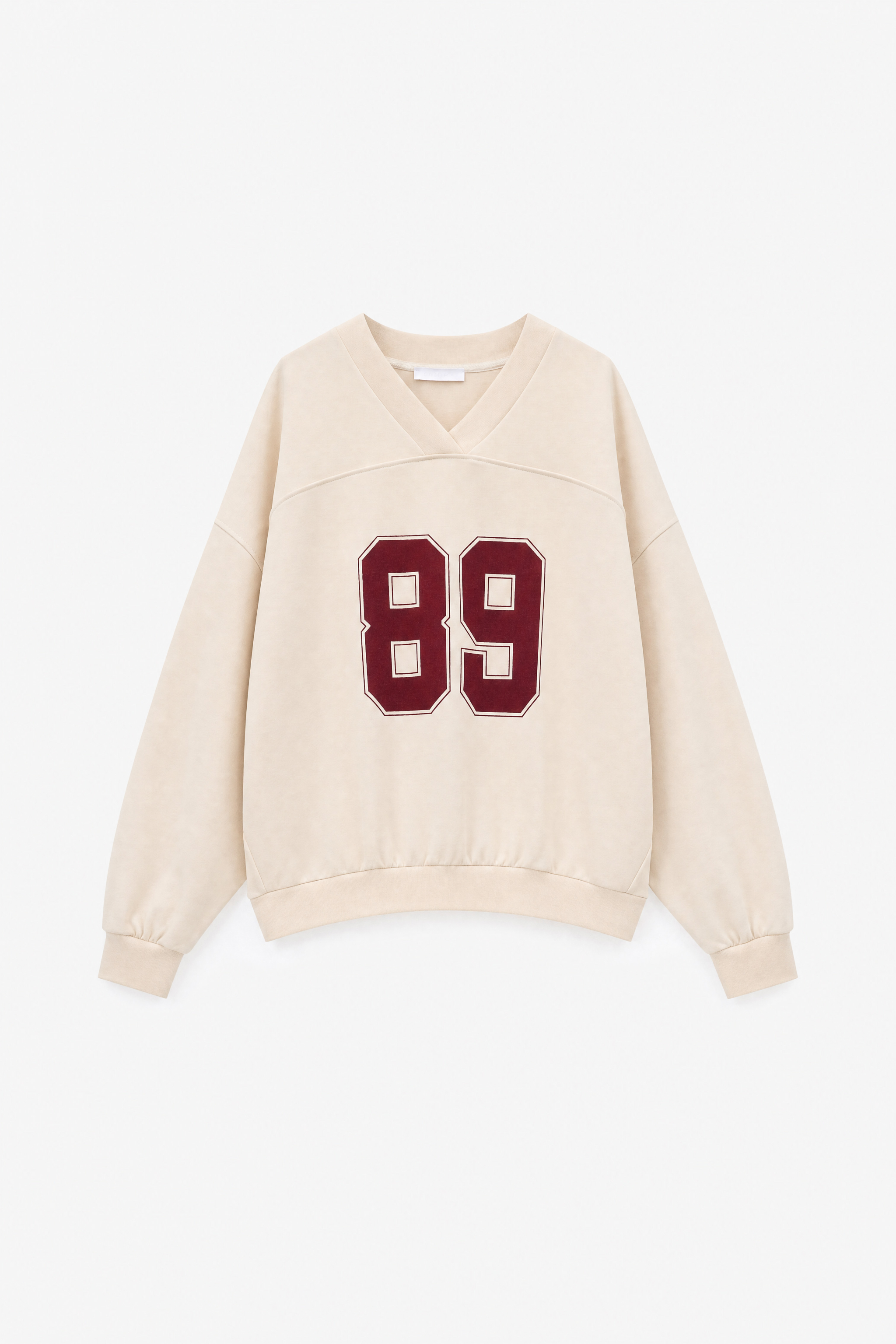 Oversize mikina s potiskem