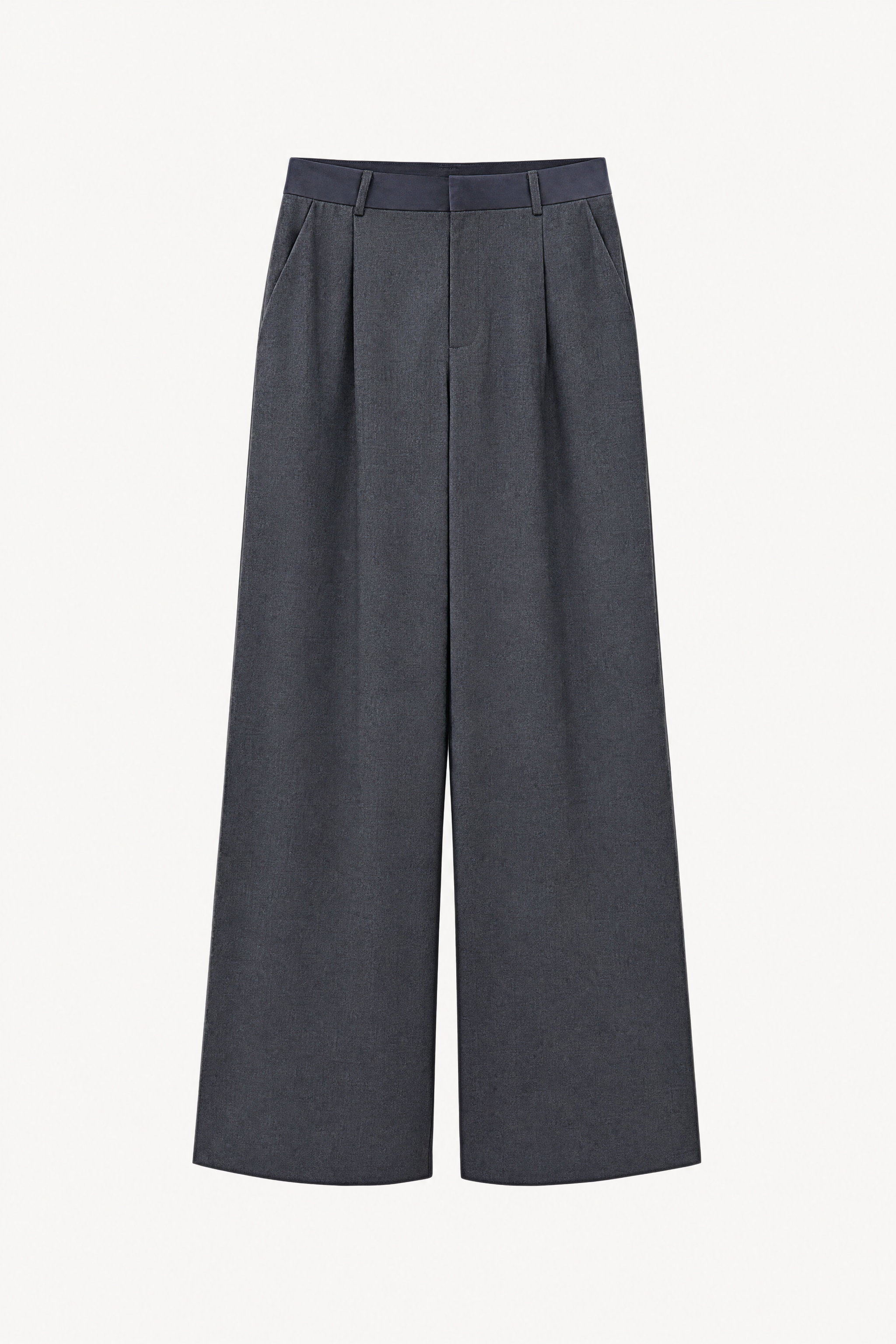 Kalhoty Wide‑Leg s Plisy