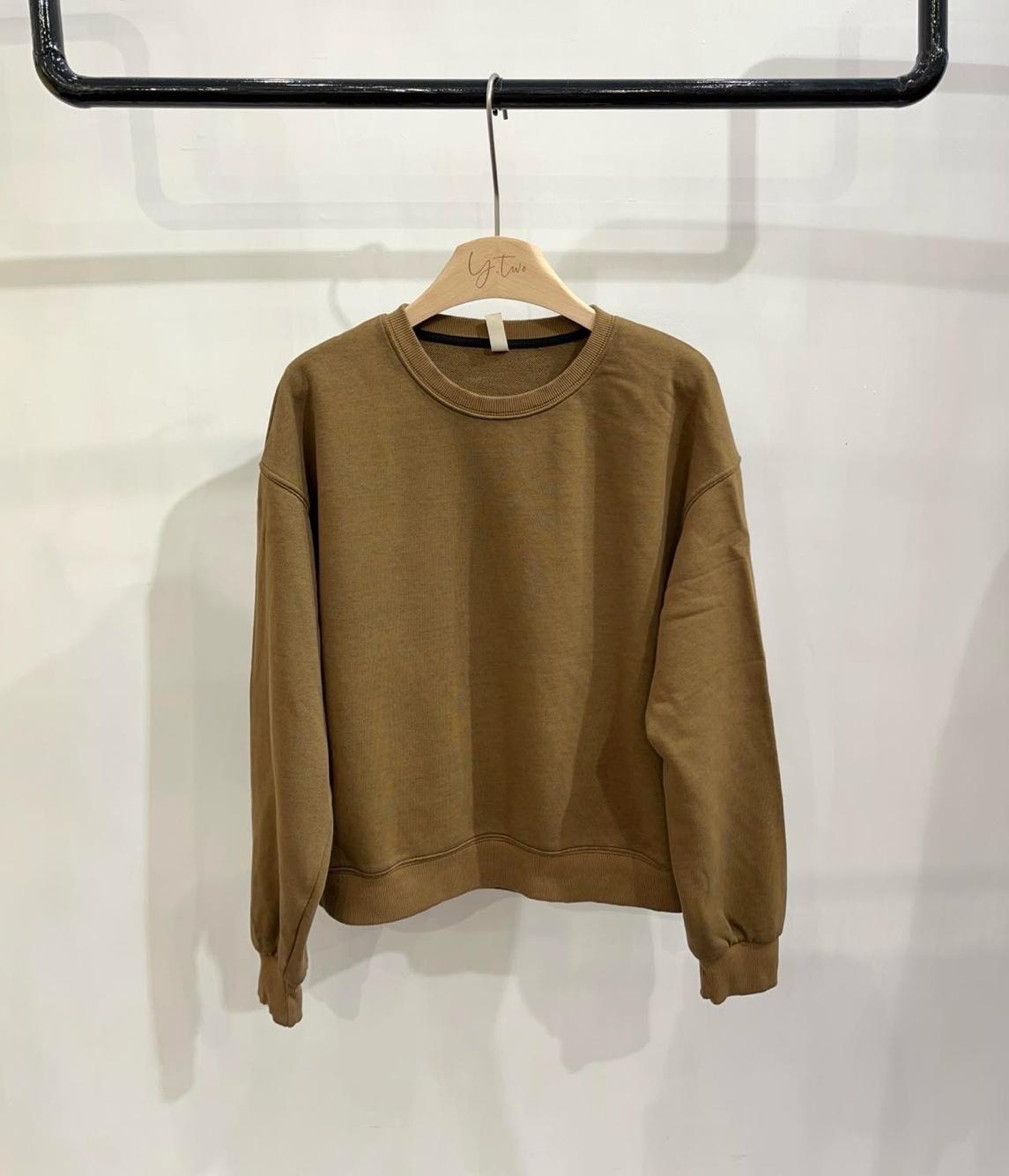 Oversized mikina s kulatým výstřihem
